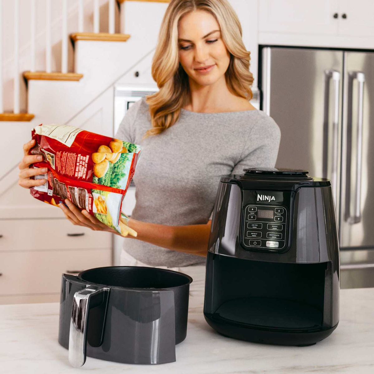 Ninja® Air Fryer with multi-layer rack