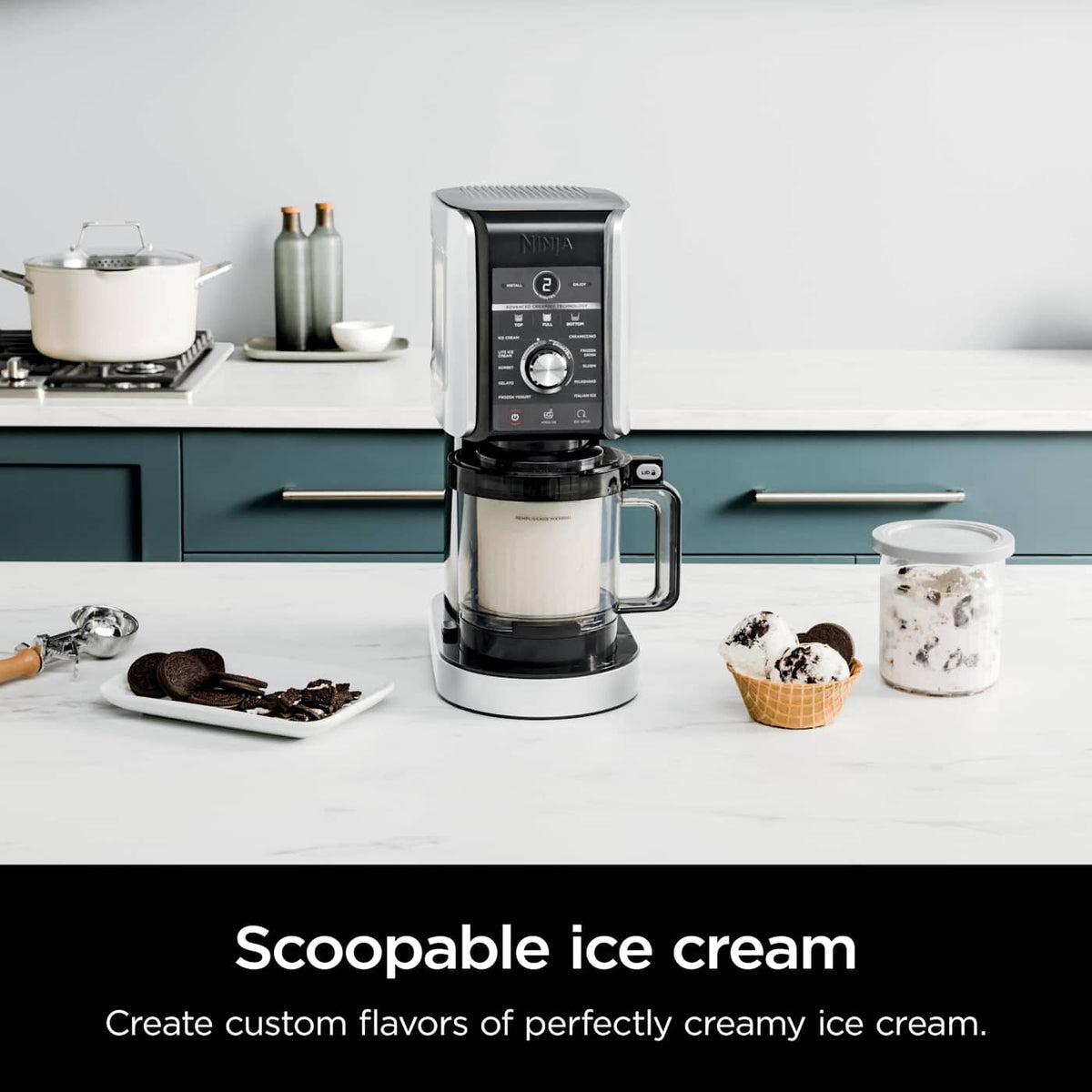 Ninja® CREAMi® XL 11-in-1 Ice Cream Maker and SLUSHi™ Frozen Drink Maker Bundle
