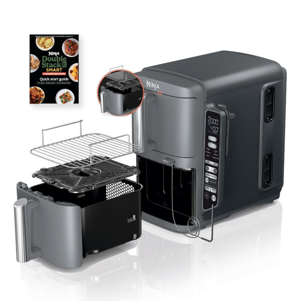 Ninja® DoubleStack™ 2 Basket 10 QT Air Fryer With Smart Thermometer