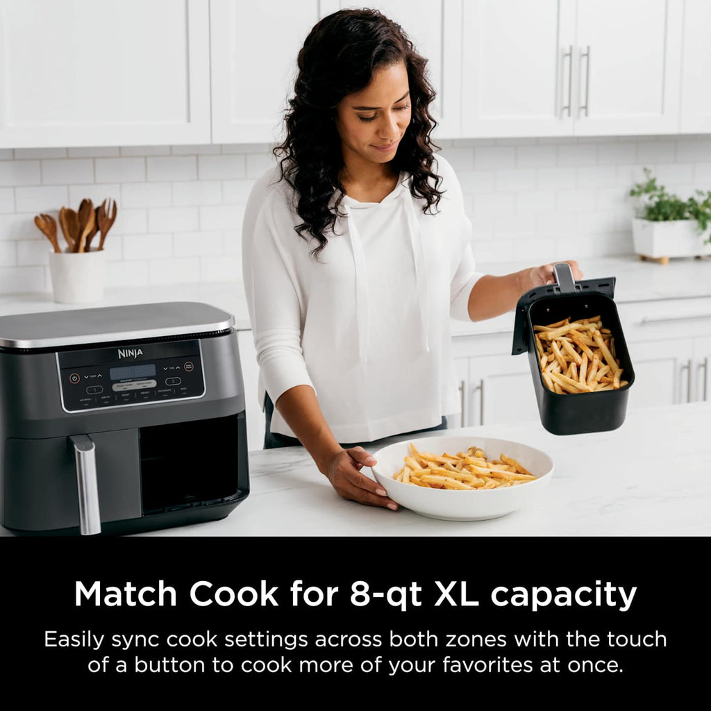Ninja® Foodi™ 6-in-1, 8-qt. Double Air Fryer with DualZone™ Technology