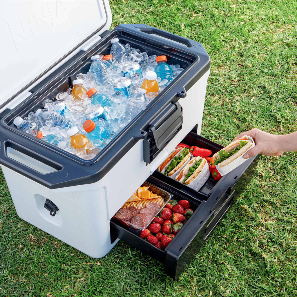 Ninja FrostVault™ 50qt Hard Cooler with Dry Zone, Lakeshore Blue