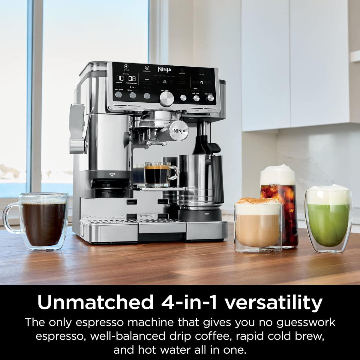 Ninja Luxe™ Café Pro 4-in-1 Espresso, Coffee maker, Cold Brew & Hot Water