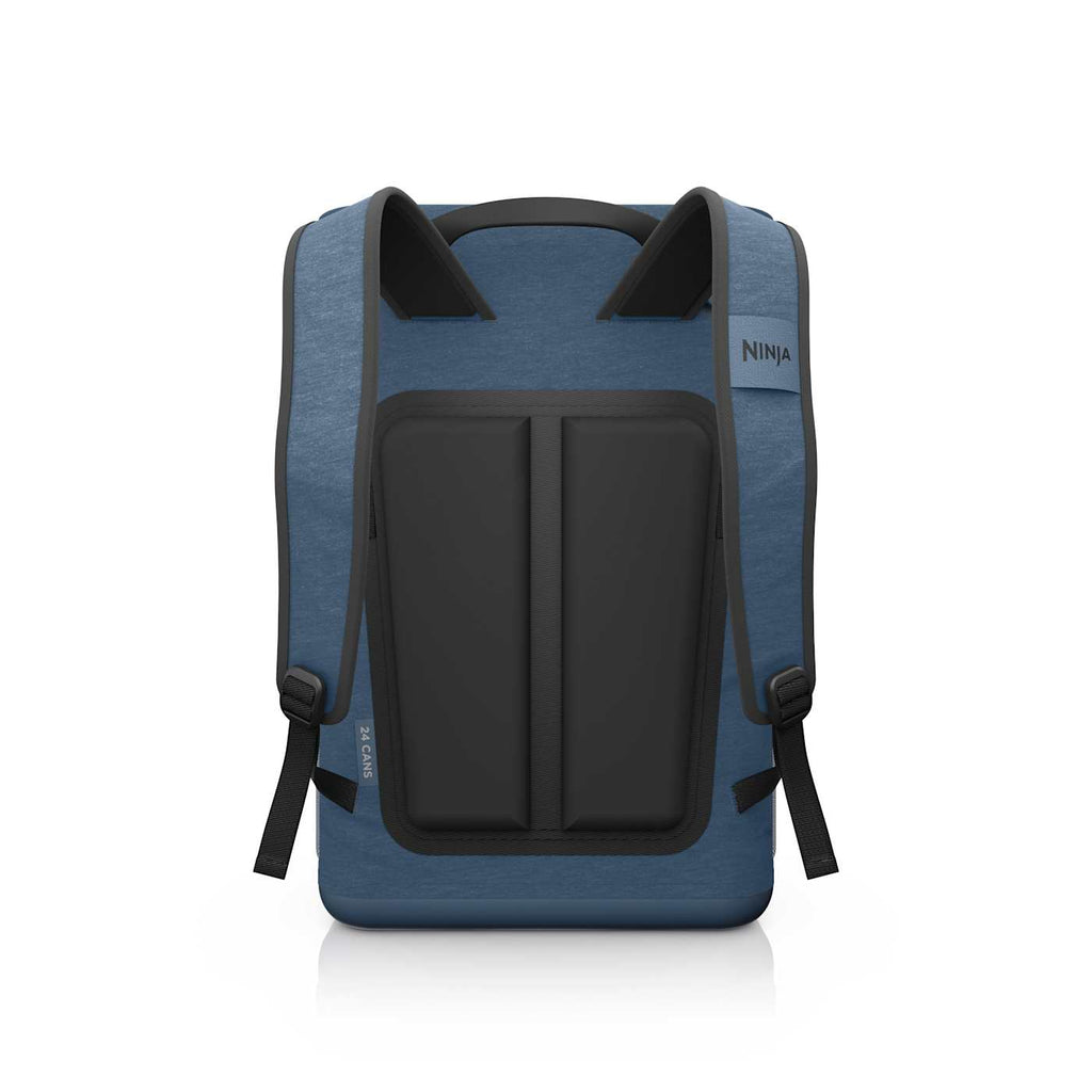 Ninja Outdoor FrostVault™ Go 24-Can Backpack Soft Cooler with Cold Dry Zone, Charcoal Gray