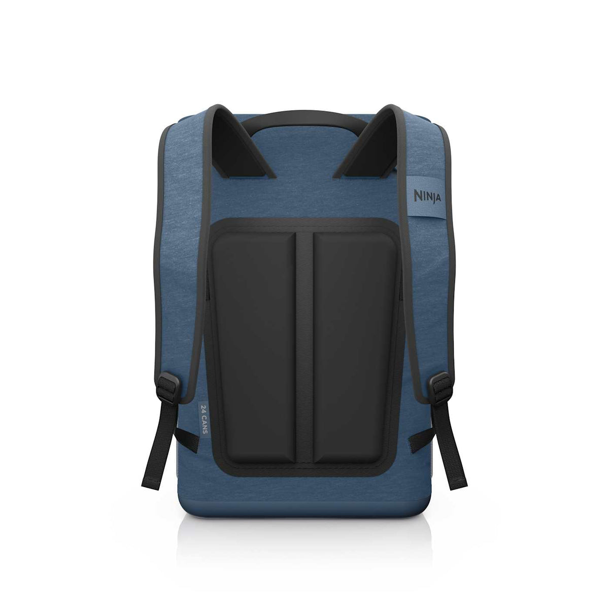 Ninja Outdoor FrostVault™ Go 24-Can Backpack Soft Cooler with Cold Dry Zone, Charcoal Gray