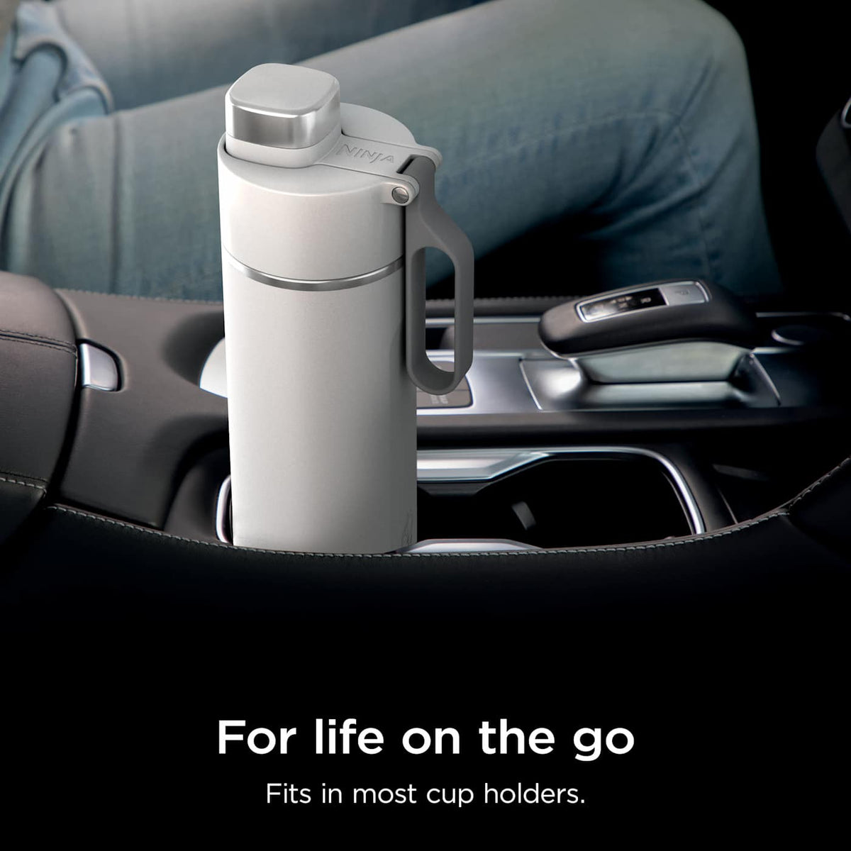 Ninja Thirsti™ 709mL. Travel Bottle, Blue