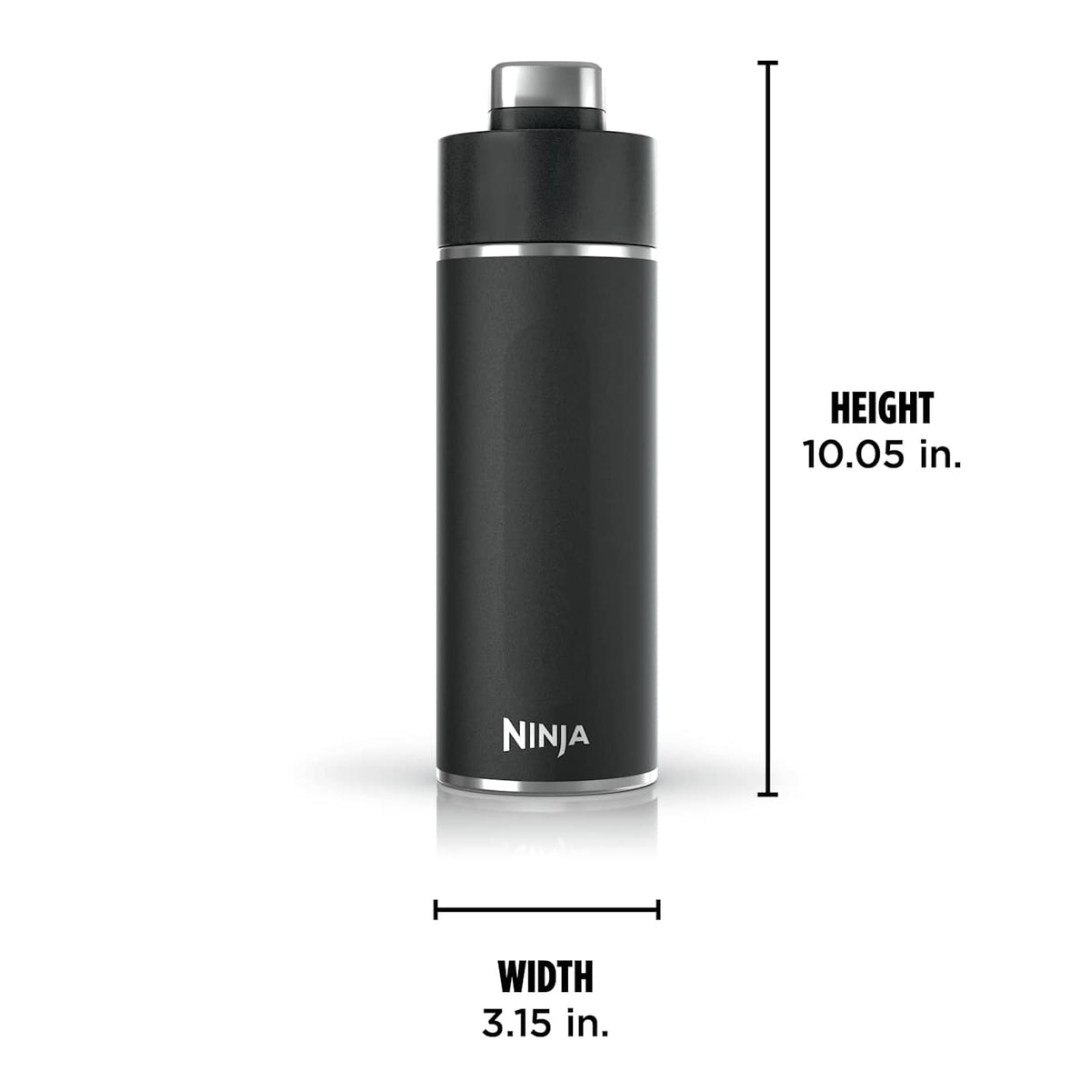 Ninja Thirsti™ 709mL. Travel Bottle, Blue