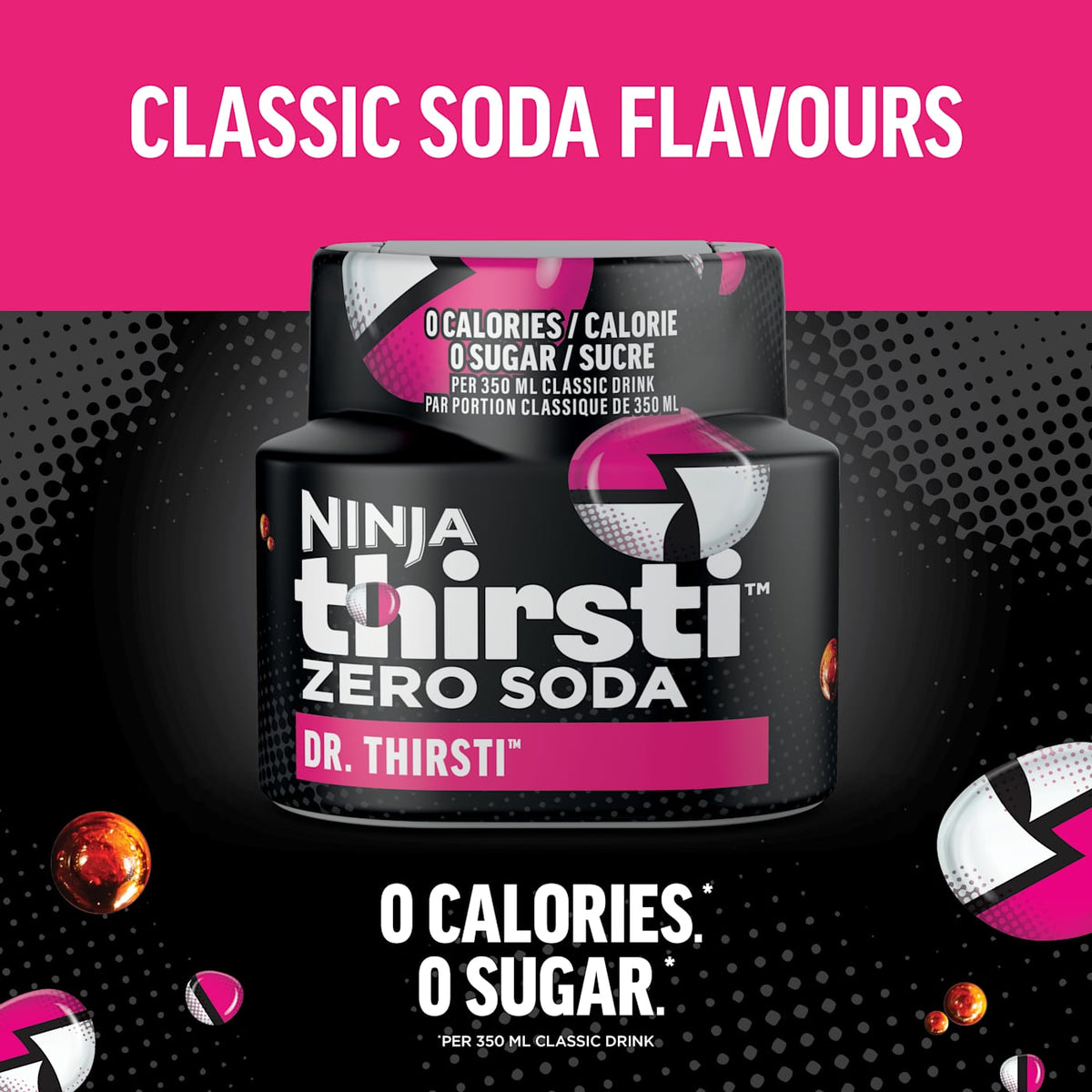 Ninja Thirsti ZERO SODA Dr. Thirsti™ Flavored Water Drops