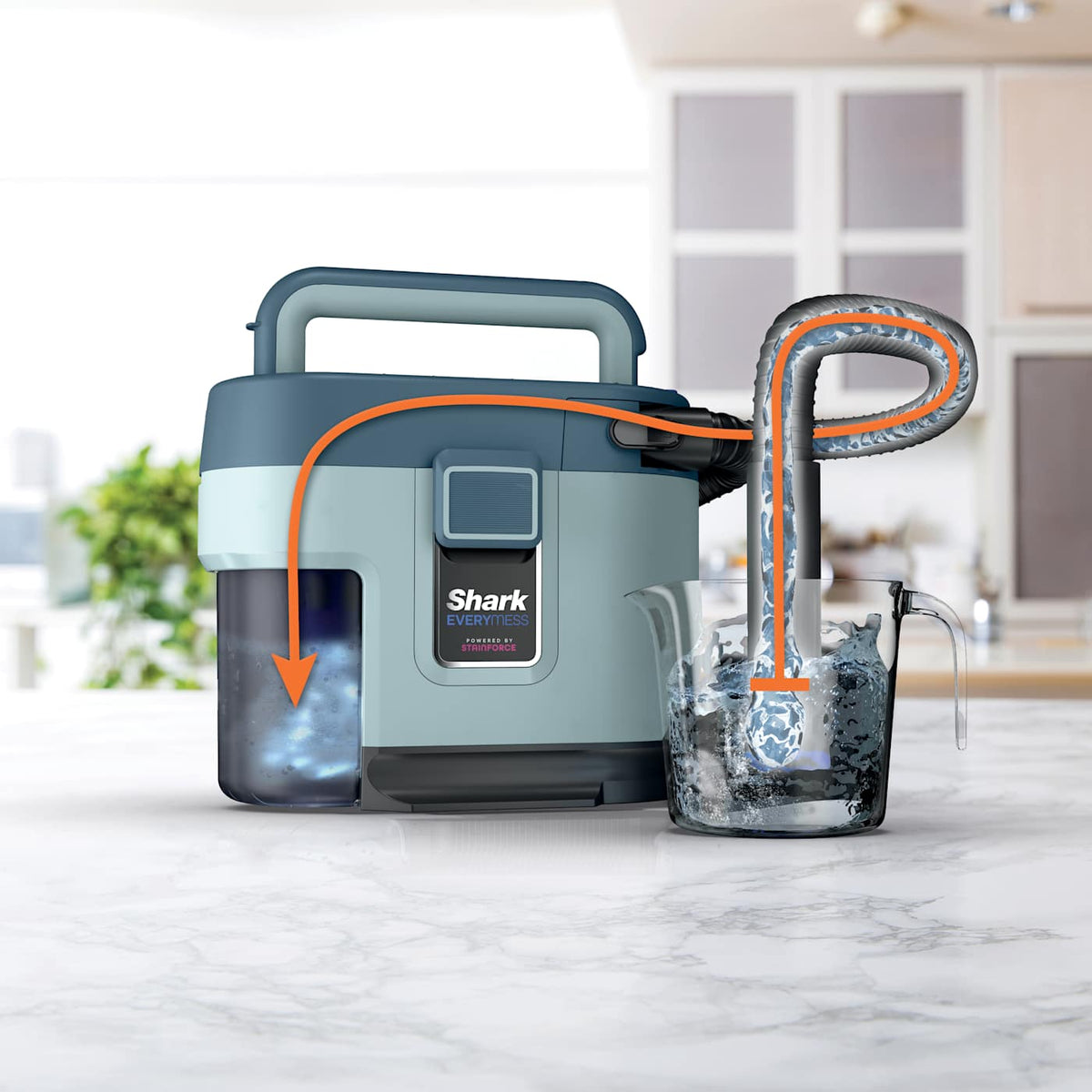 Shark® EveryMess™ Corded Portable Wet & Dry Vac and Stain Remover, Light Blue