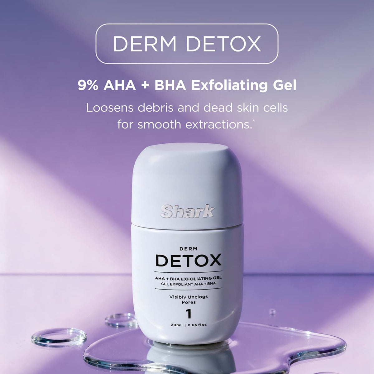 Shark™ FacialPro™ Glow At Home Hydro-Powered Facial System in Lilac