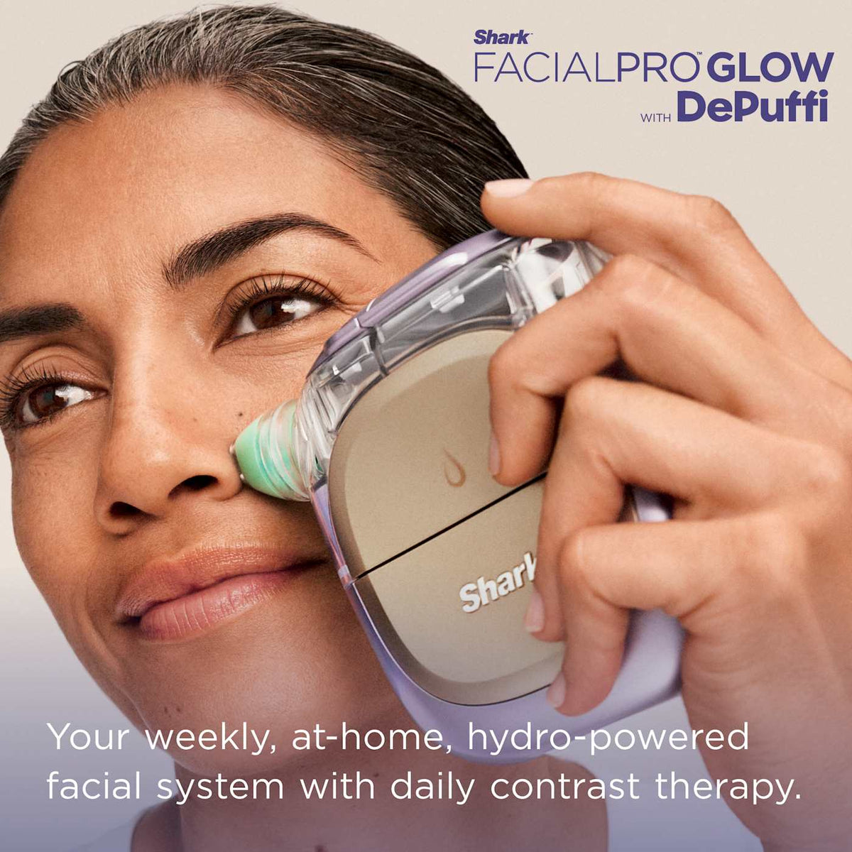 Shark™ FacialPro™ Glow At Home Hydro-Powered Facial System in Lilac