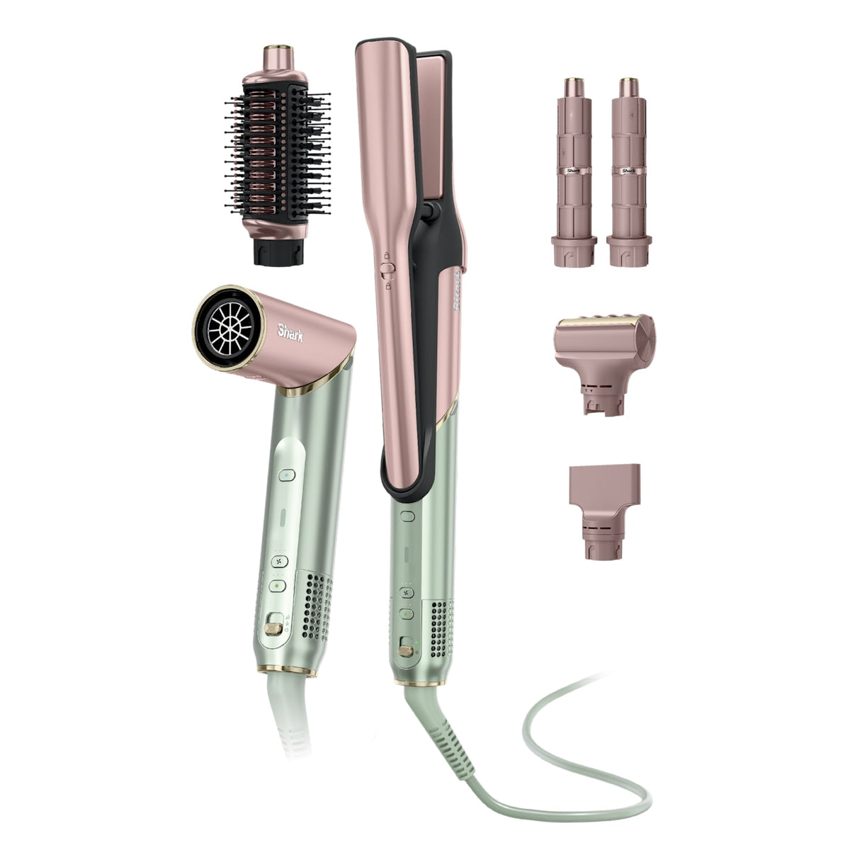 Shark Glam™ 5-in-1 Air Styler & Straightener in Gold