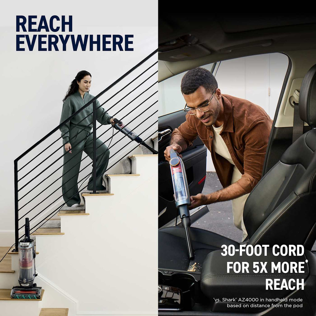 Shark® PowerDetect® Transformer™ PowerTrio System Upright Vacuum with Detect and Reveal
