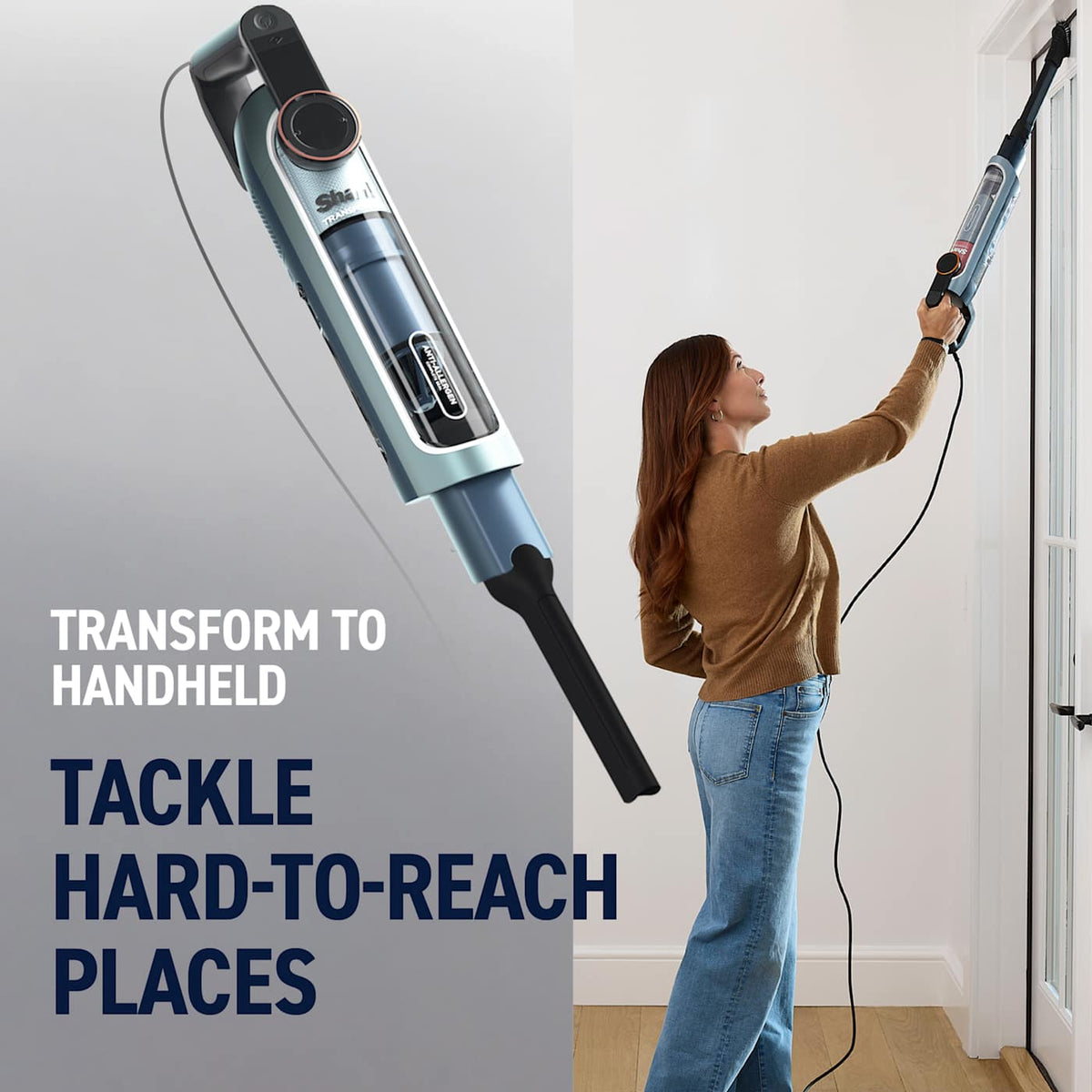 Shark® PowerDetect® Transformer™ PowerTrio System Upright Vacuum with Detect and Reveal